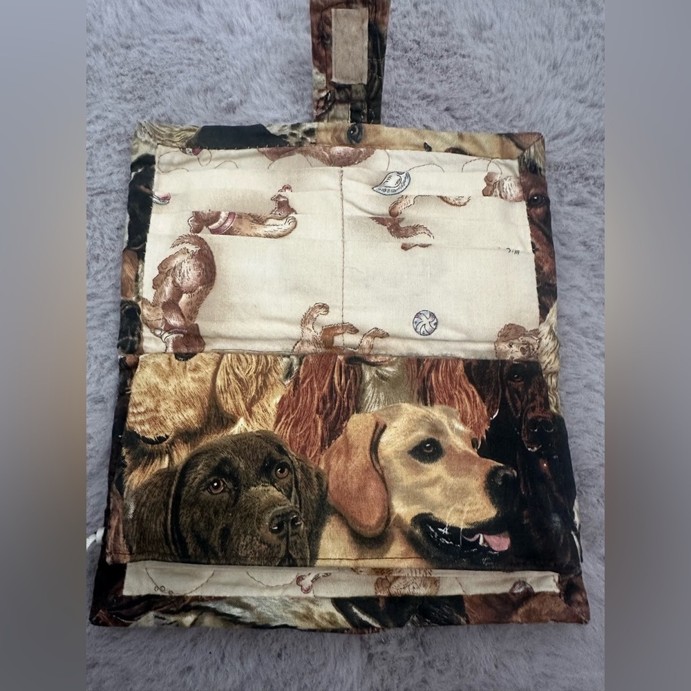 Handmade dog wallet one of a kind for all dog lovers so cute! - Picture 7 of 14